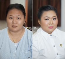 ผลงานการแต่งหน้า/ทำผม มหาวิทยาลัยราชภัฏบ้านสมเด็จเจ้าพระยา