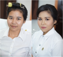 ผลงานการแต่งหน้า/ทำผม มหาวิทยาลัยราชภัฏบ้านสมเด็จเจ้าพระยา