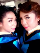 ผลงานการแต่งหน้า/ทำผม มหาวิทยาลัยธุรกิจบัณฑิตย์