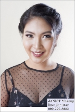 ผลงานการแต่งหน้า/ทำผม มหาวิทยาลัยกรุงเทพ