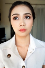 ผลงานการแต่งหน้า/ทำผม มหาวิทยาลัยกรุงเทพ