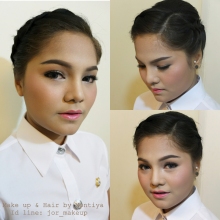 ผลงานการแต่งหน้า/ทำผม มหาวิทยาลัยเกษมบัณฑิต