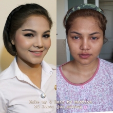 ผลงานการแต่งหน้า/ทำผม มหาวิทยาลัยเกษมบัณฑิต