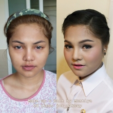 ผลงานการแต่งหน้า/ทำผม มหาวิทยาลัยเกษมบัณฑิต