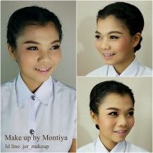 ผลงานการแต่งหน้า/ทำผม วิทยาลัยพยาบาลบรมราชชนนี ขอนแก่น