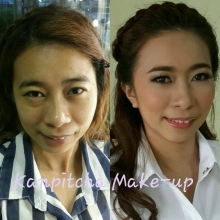 ผลงานการแต่งหน้า/ทำผม มหาวิทยาลัยกรุงเทพ