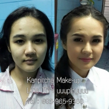 ผลงานการแต่งหน้า/ทำผม มหาวิทยาลัยศรีปทุม