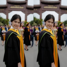 ผลงานการแต่งหน้า/ทำผม มหาวิทยาลัยหัวเฉียวเฉลิมพระเกียรติ