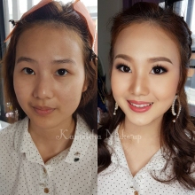ผลงานการแต่งหน้า/ทำผม มหาวิทยาลัยกรุงเทพ