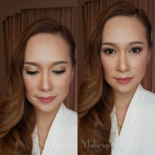 ผลงานการแต่งหน้า/ทำผม มหาวิทยาลัยกรุงเทพ