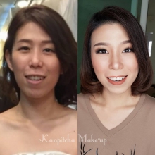 ผลงานการแต่งหน้า/ทำผม มหาวิทยาลัยกรุงเทพ