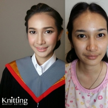 ผลงานการแต่งหน้า/ทำผม มหาวิทยาลัยเทคโนโลยีราชมงคลธัญบุรี