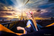 ภาพรับปริญญา มหาวิทยาลัยกรุงเทพธนบุรี