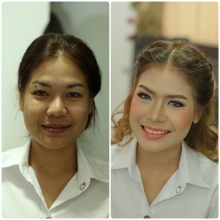 ผลงานการแต่งหน้า/ทำผม มหาวิทยาลัยกรุงเทพ