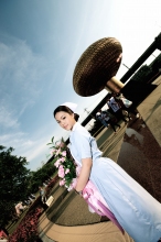 ภาพรับปริญญา มหาวิทยาลัยหัวเฉียวเฉลิมพระเกียรติ