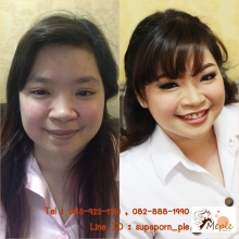 ผลงานการแต่งหน้า/ทำผม มหาวิทยาลัยกรุงเทพ
