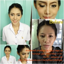 ผลงานการแต่งหน้า/ทำผม มหาวิทยาลัยเทคโนโลยีราชมงคลกรุงเทพ