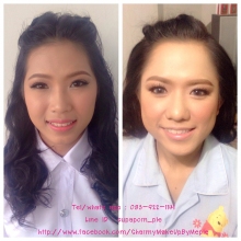 ผลงานการแต่งหน้า/ทำผม มหาวิทยาลัยราชภัฏเทพสตรี