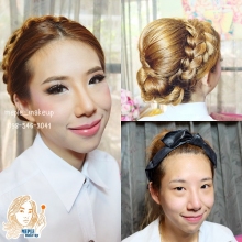 ผลงานการแต่งหน้า/ทำผม มหาวิทยาลัยราชภัฏธนบุรี