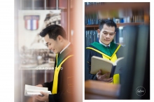ภาพรับปริญญา สถาบันบัณฑิตพัฒนบริหารศาสตร์ (NIDA)